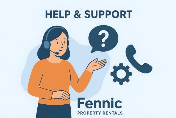 Fennic always offers help & support plus we have contact numbers of companies & charities you can phone 